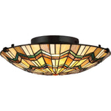 Alcott 2 Light Flush Mount - Comet Lighting