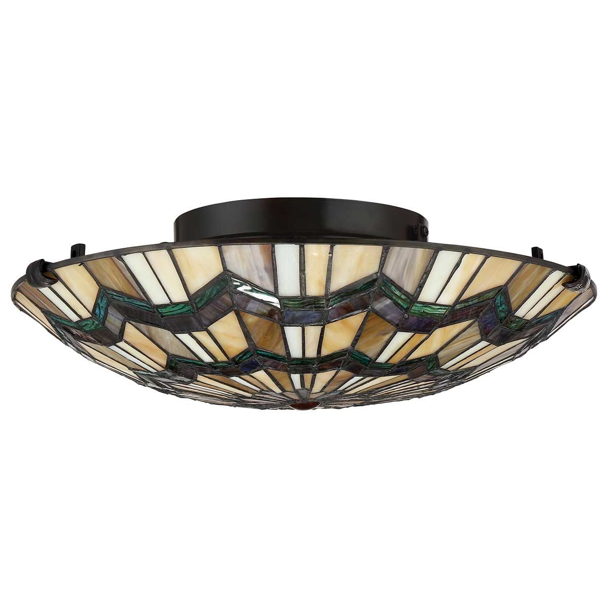 Alcott 2 Light Flush Mount - Comet Lighting