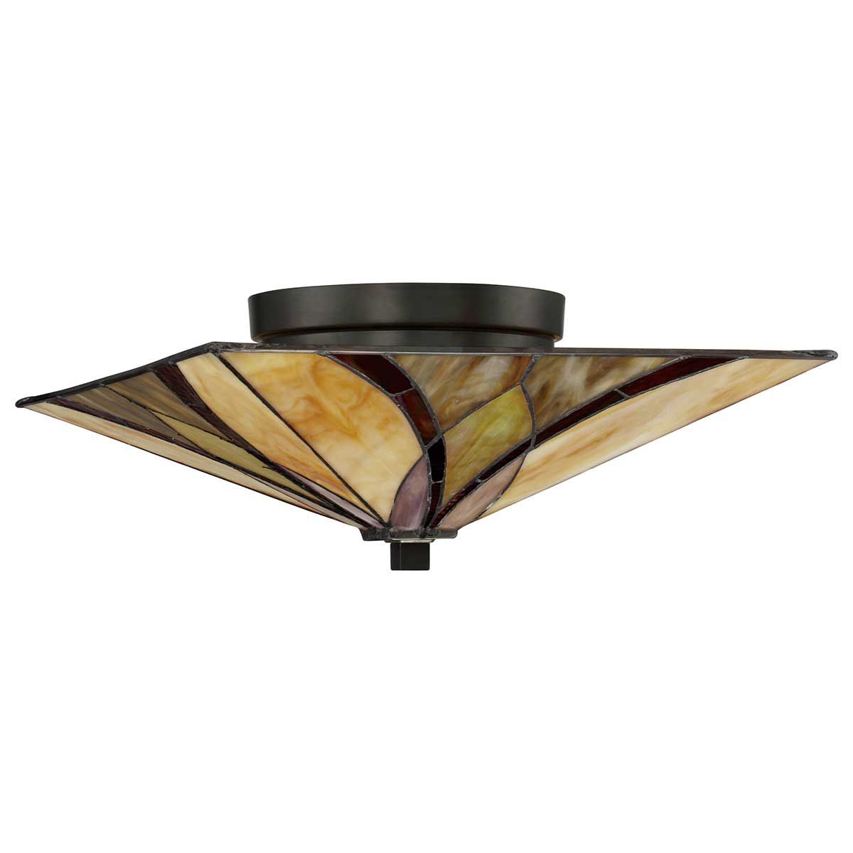 Asheville 2 Light Flush Mount - Comet Lighting