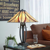 Asheville 2 Light Table Lamp - Comet Lighting