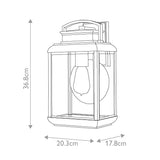 Byron 1 Light Medium Wall Lantern