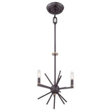 Carnegie 3 Light Chandelier - Comet Lighting