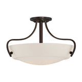 Chantilly 3 Light Semi-Flush Light - Comet Lighting