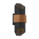 Chasm LED Wall Lantern - Medium - Comet Lighting