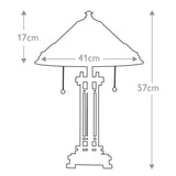 Chastain 2 Light Desk Lamp - Comet Lighting