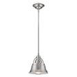 Cody 1 Light Mini Pendant in Brushed Nickel - Comet Lighting