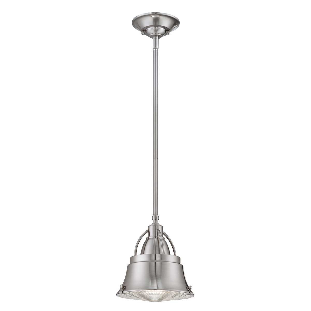 Cody 1 Light Mini Pendant in Brushed Nickel - Comet Lighting