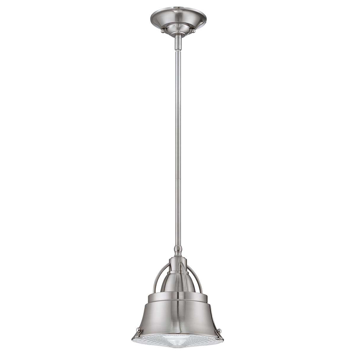 Cody 1 Light Mini Pendant in Brushed Nickel - Comet Lighting