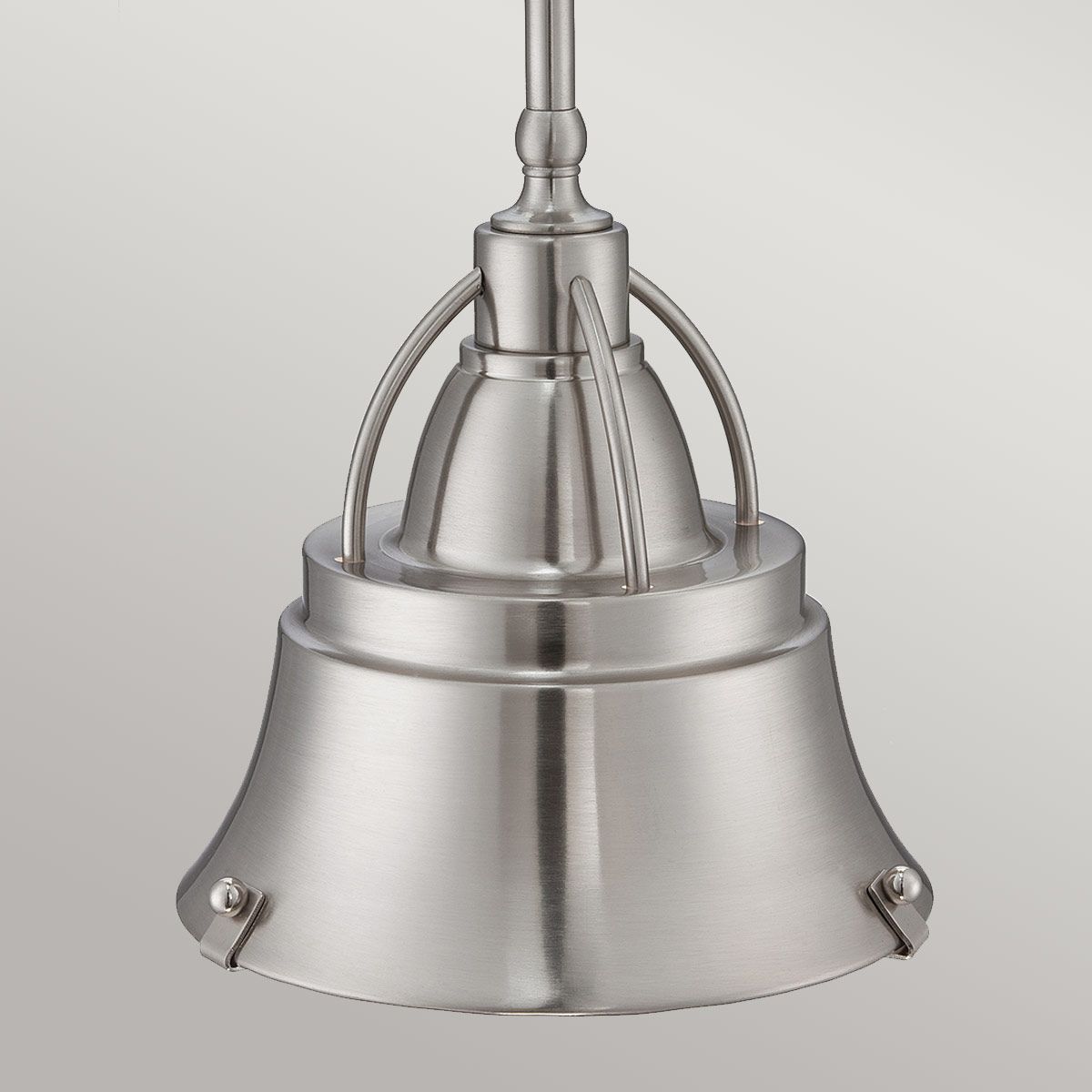 Cody 1 Light Mini Pendant in Brushed Nickel - Comet Lighting