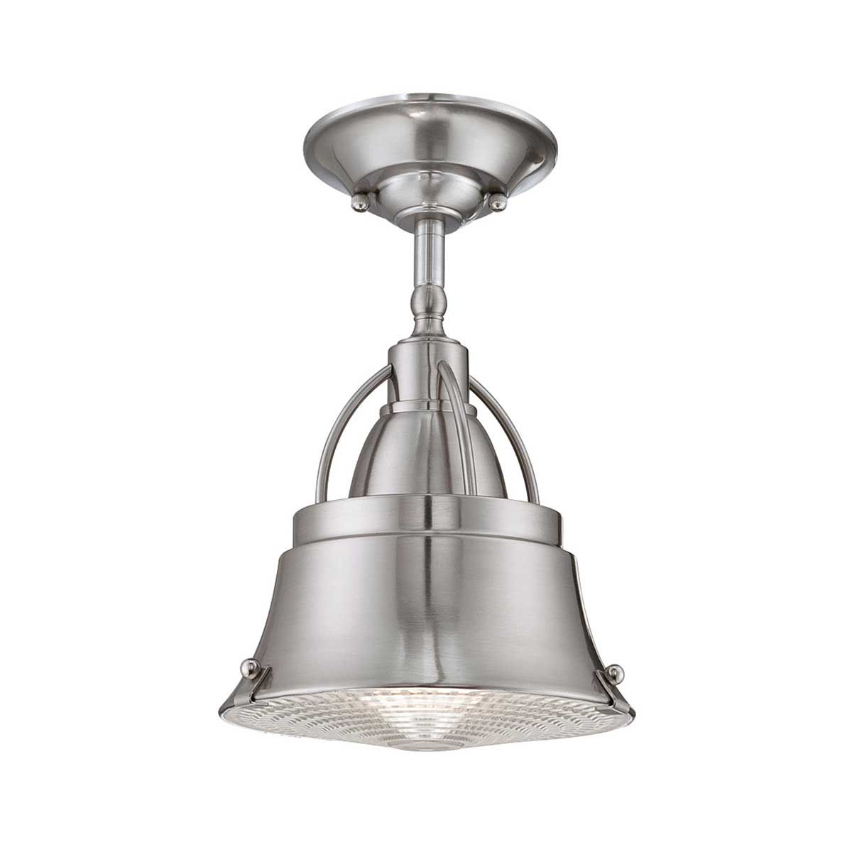 Cody 1 Light Mini Pendant in Brushed Nickel - Comet Lighting