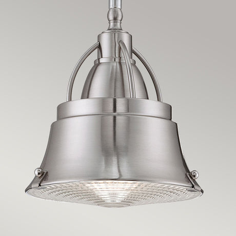 Cody 1 Light Mini Pendant in Brushed Nickel - Comet Lighting