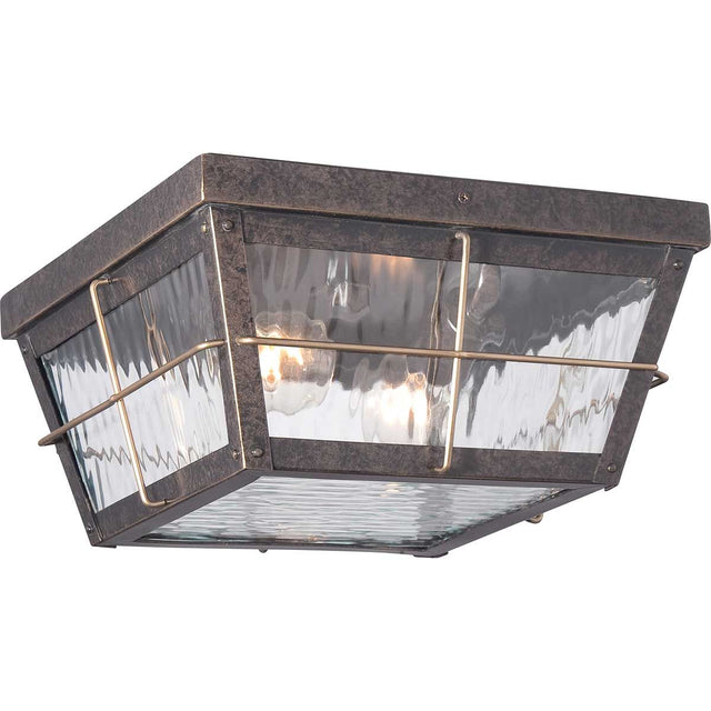 Cortland 2 Light Outdoor Flush Mount - Comet Lighting