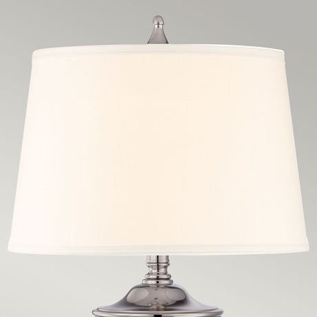 Dennison 1 Light Table Lamp - Polished Nickel - Comet Lighting