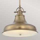 Emery 1 Light Medium Pendant - Weathered Brass