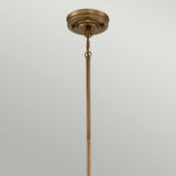 Emery 1 Light Mini Pendant - Weathered Brass