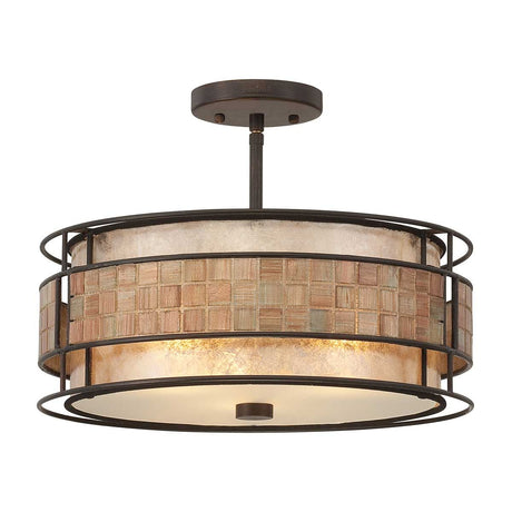 Laguna 3 Light Semi-Flush Light - Comet Lighting