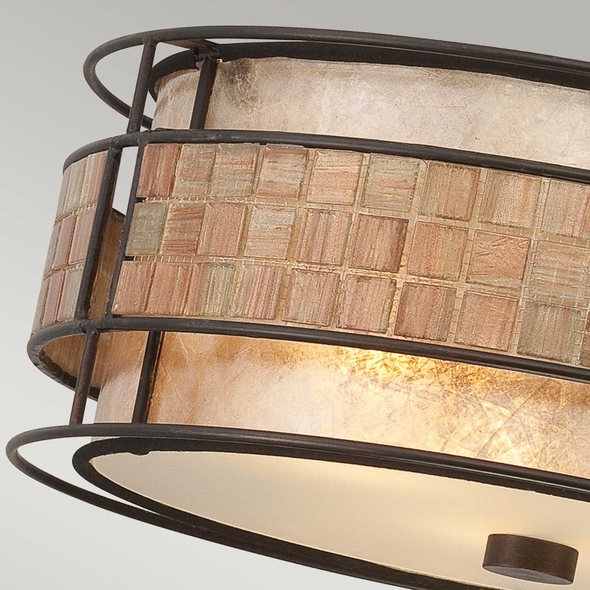Laguna 3 Light Semi-Flush Light - Comet Lighting