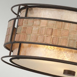 Laguna 3 Light Semi-Flush Light - Comet Lighting