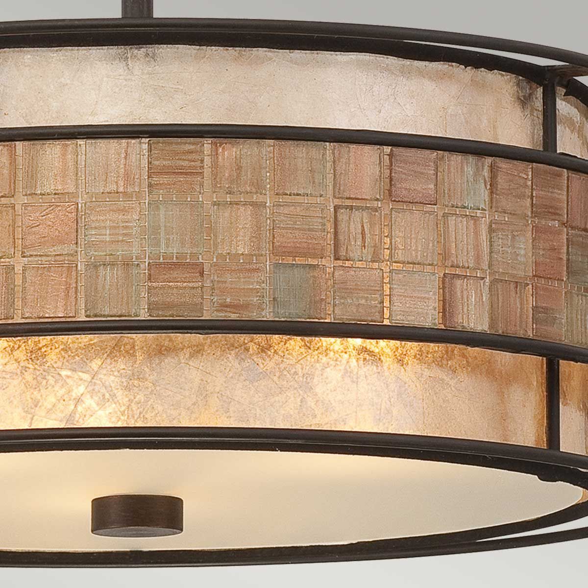 Laguna 3 Light Semi-Flush Light - Comet Lighting