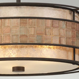 Laguna 3 Light Semi-Flush Light - Comet Lighting