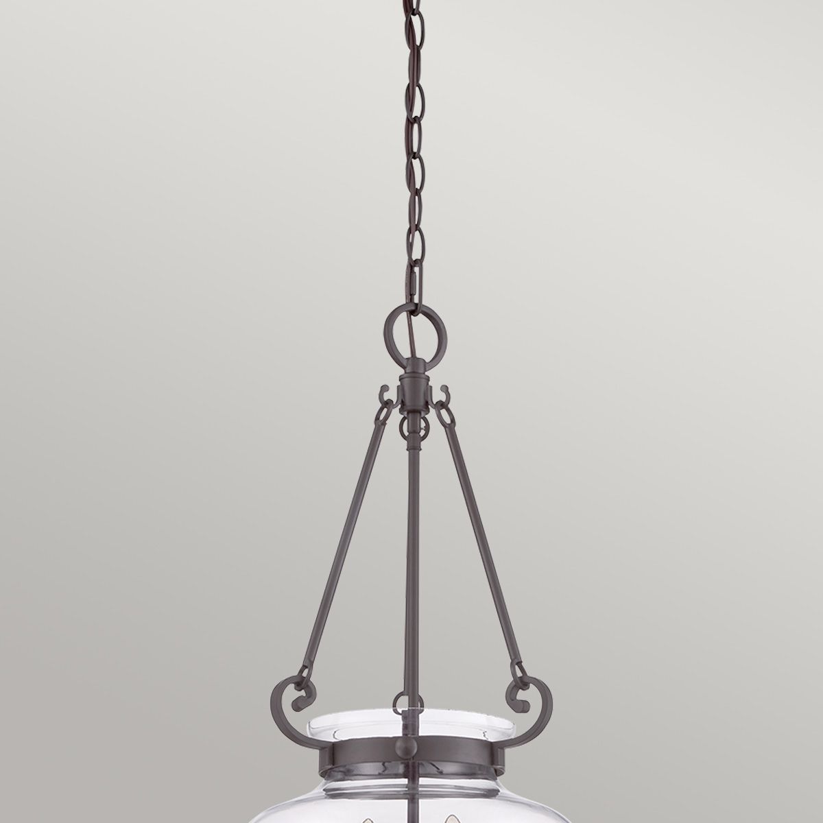 Stewart 3 Light Pendant in Western Bronze - Comet Lighting