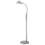 Thompson LED Floor Lamp in Brushed Nickel - Comet Lighting