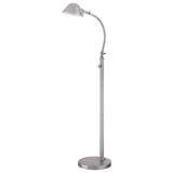 Thompson LED Floor Lamp in Brushed Nickel - Comet Lighting
