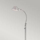 Thompson LED Floor Lamp in Brushed Nickel - Comet Lighting