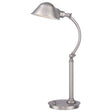 Thompson LED Table Lamp in Brushed Nickel - Comet Lighting