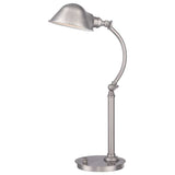 Thompson LED Table Lamp in Brushed Nickel - Comet Lighting