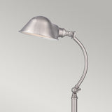 Thompson LED Table Lamp in Brushed Nickel - Comet Lighting