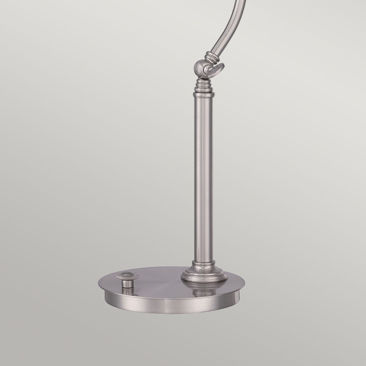 Thompson LED Table Lamp in Brushed Nickel - Comet Lighting