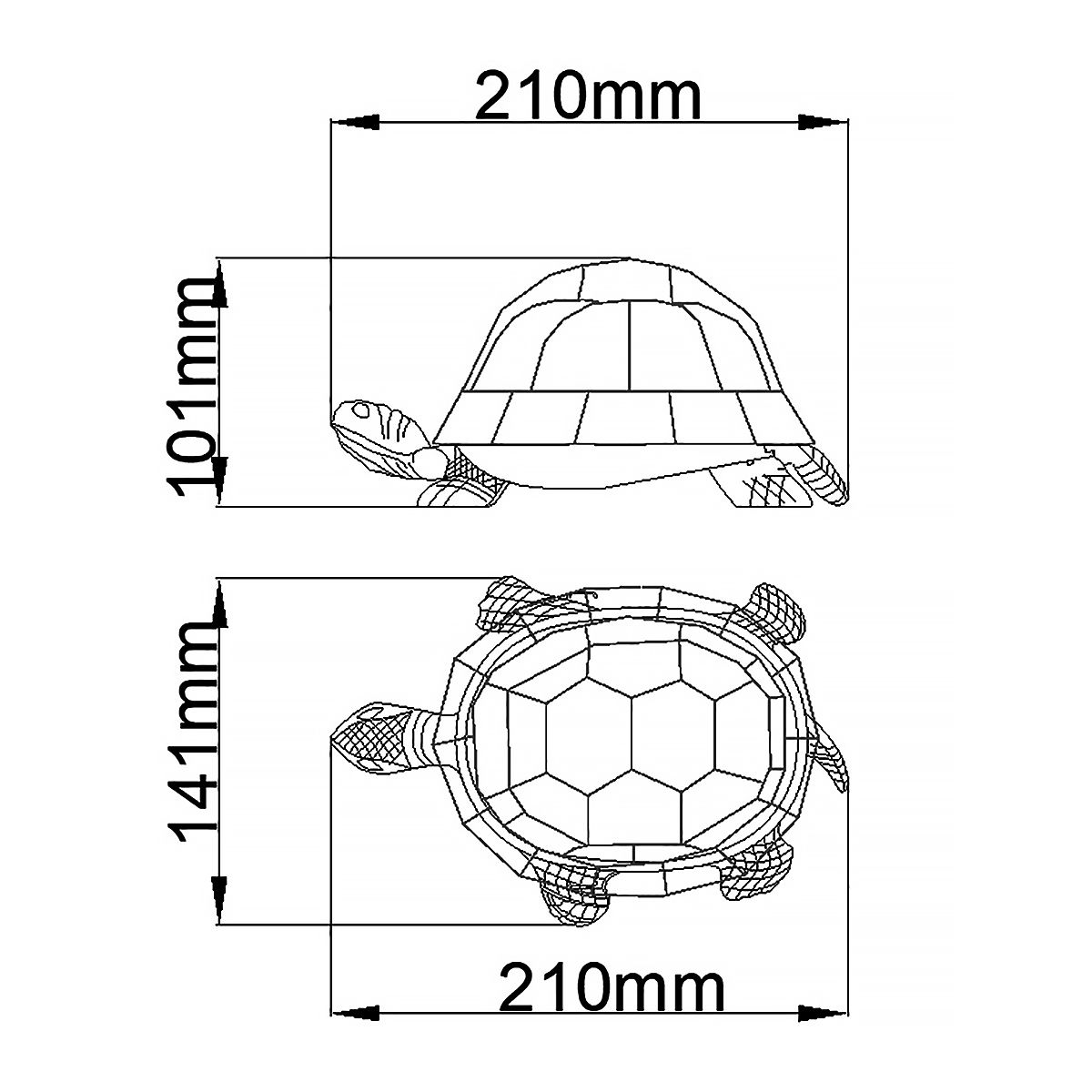 Tiffany Animal Lamps Tortoise Tiffany Lamp - Comet Lighting