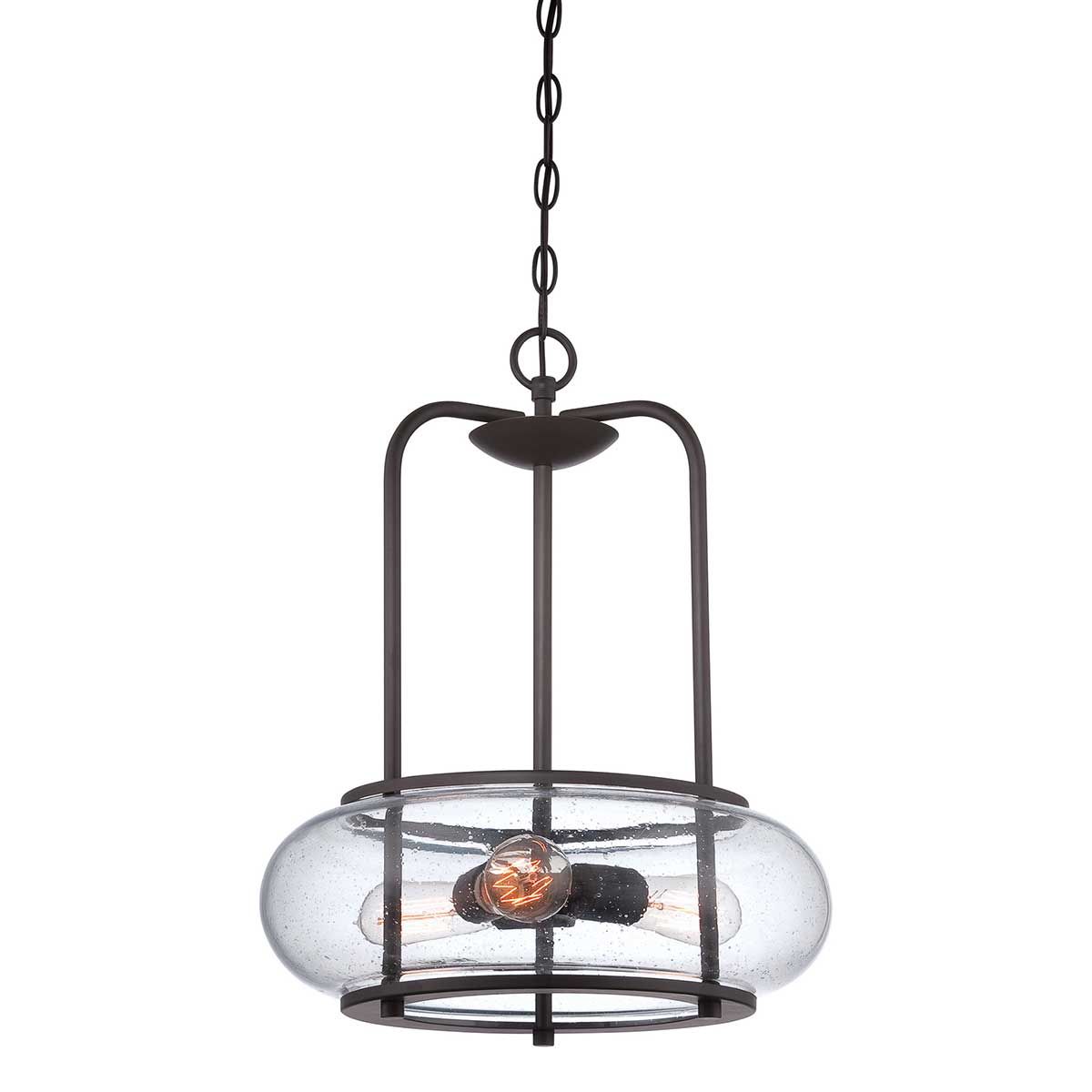 Trilogy 3 Light Pendant - Old Bronze - Comet Lighting