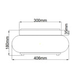 Trilogy 3 Light Flush Mount - Brushed Nickel - Comet Lighting