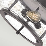 Trilogy 3 Light Flush Mount - Old Bronze - Comet Lighting