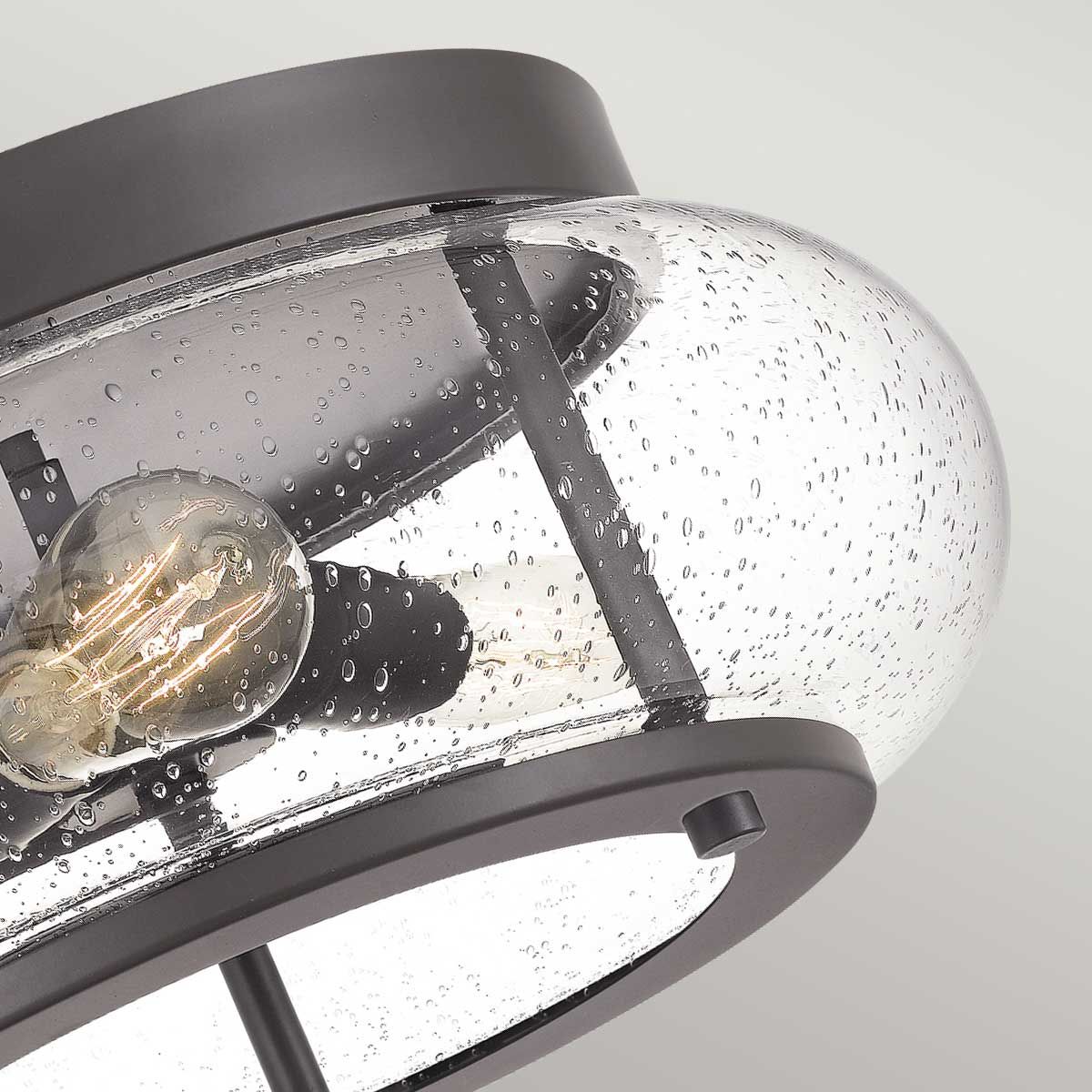 Trilogy 3 Light Flush Mount - Old Bronze - Comet Lighting