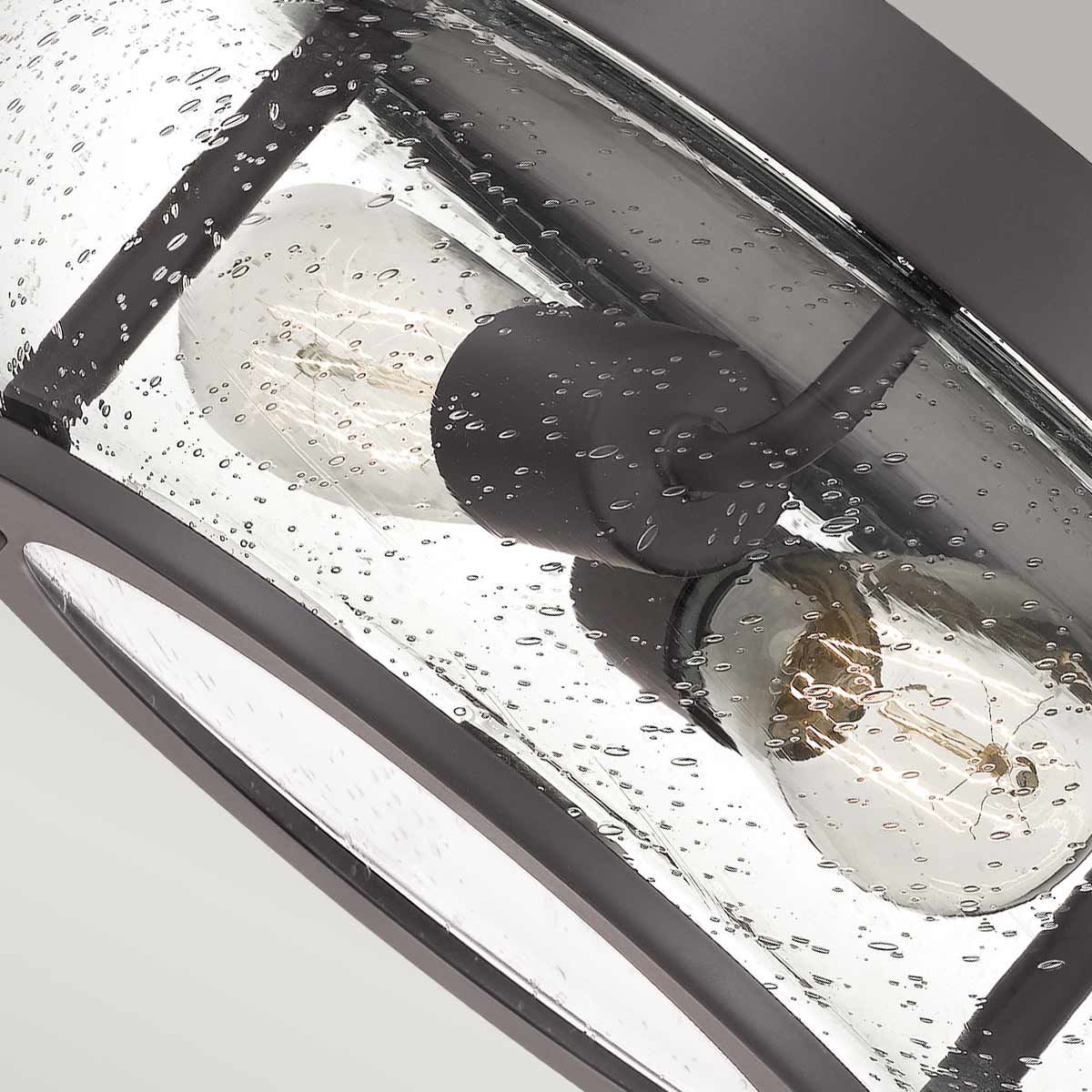 Trilogy 2 Light Flush Mount - Old Bronze - Comet Lighting