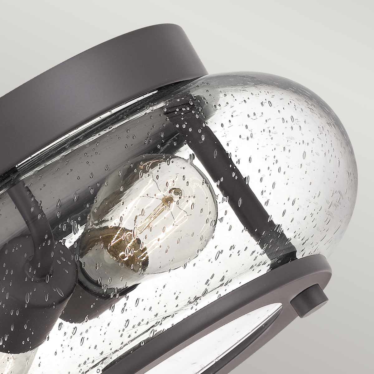 Trilogy 2 Light Flush Mount - Old Bronze - Comet Lighting