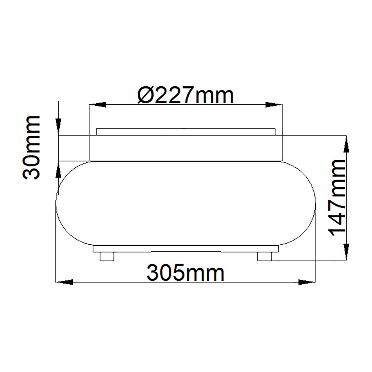 Trilogy 2 Light Flush Mount - Old Bronze - Comet Lighting