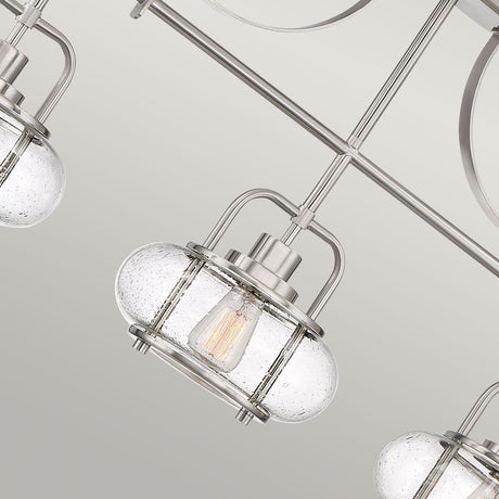 Trilogy 3 Light Island Pendant - Brushed Nickel - Comet Lighting