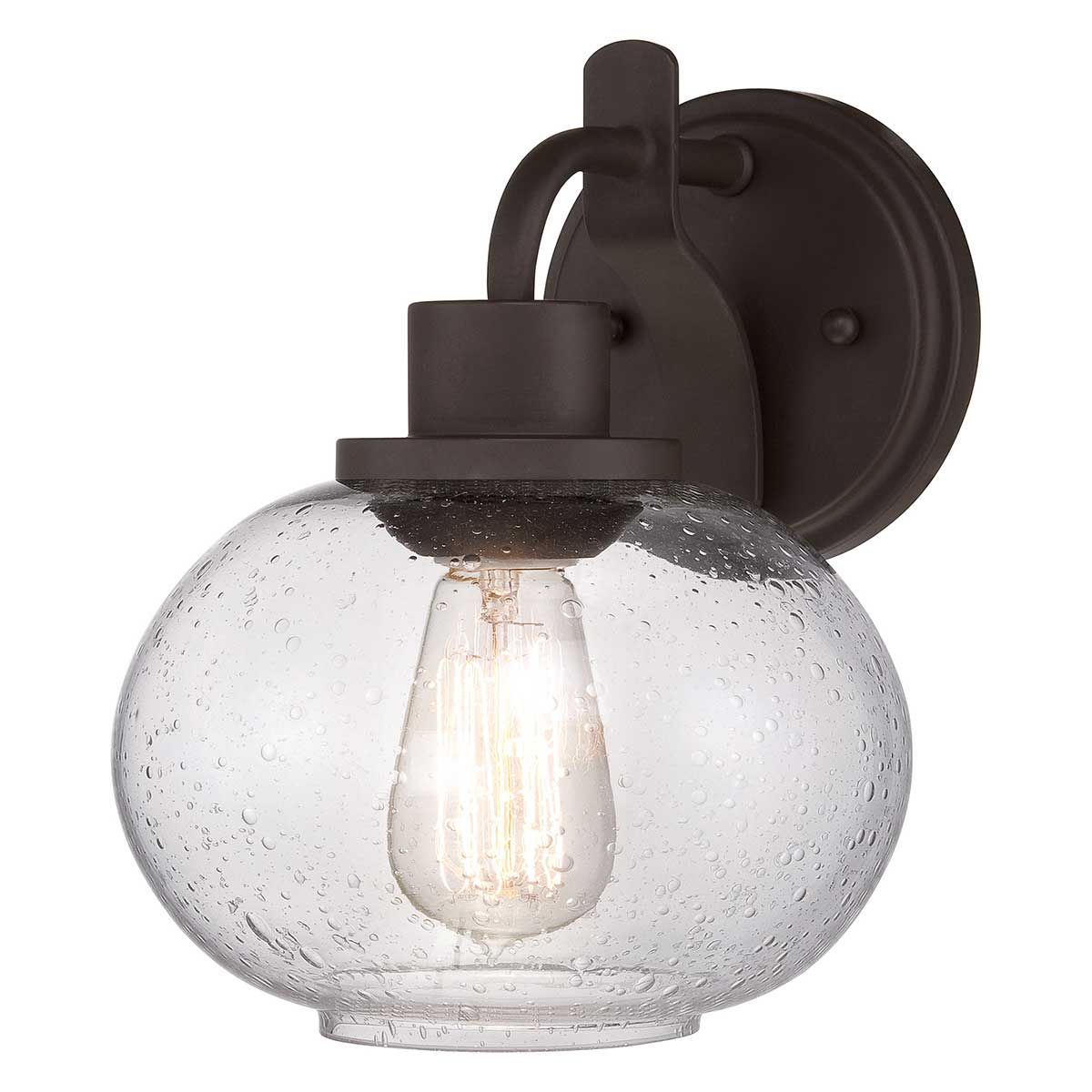 Trilogy 1 Light Wall Light - Old Bronze - Comet Lighting