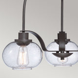 Trilogy 3 Light Chandelier - Old Bronze - Comet Lighting