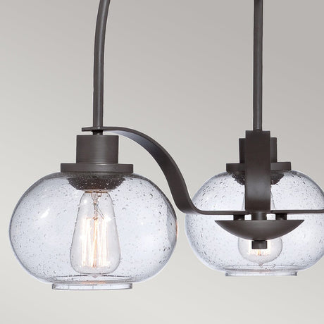 Trilogy 3 Light Chandelier - Old Bronze - Comet Lighting