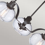 Trilogy 3 Light Chandelier - Old Bronze - Comet Lighting