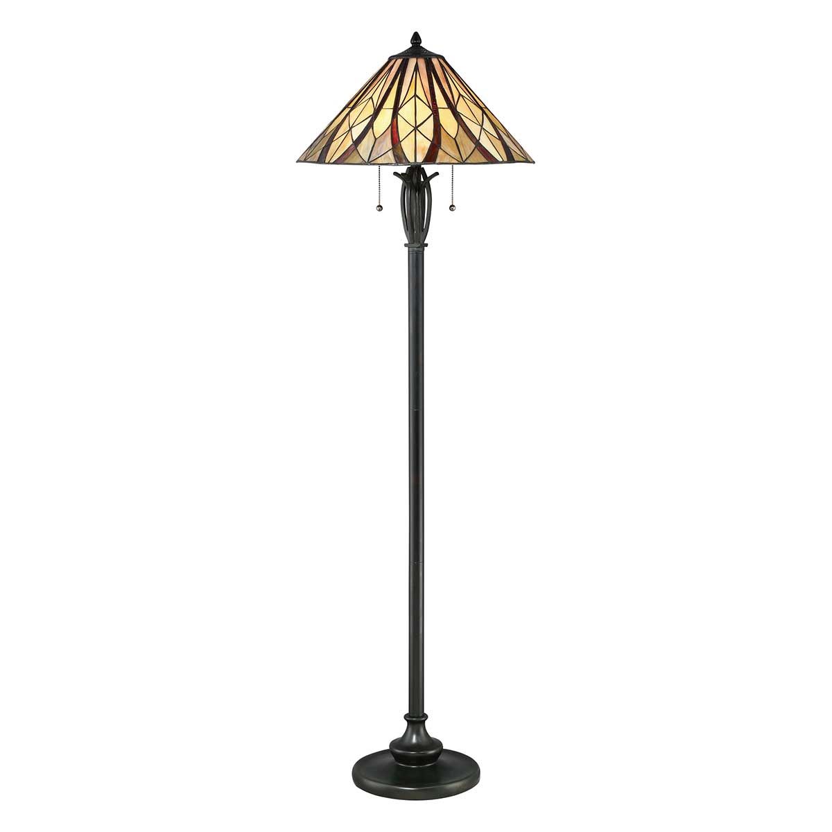 Victory Tiffany Floor Lamp - Comet Lighting