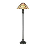 Victory Tiffany Floor Lamp - Comet Lighting