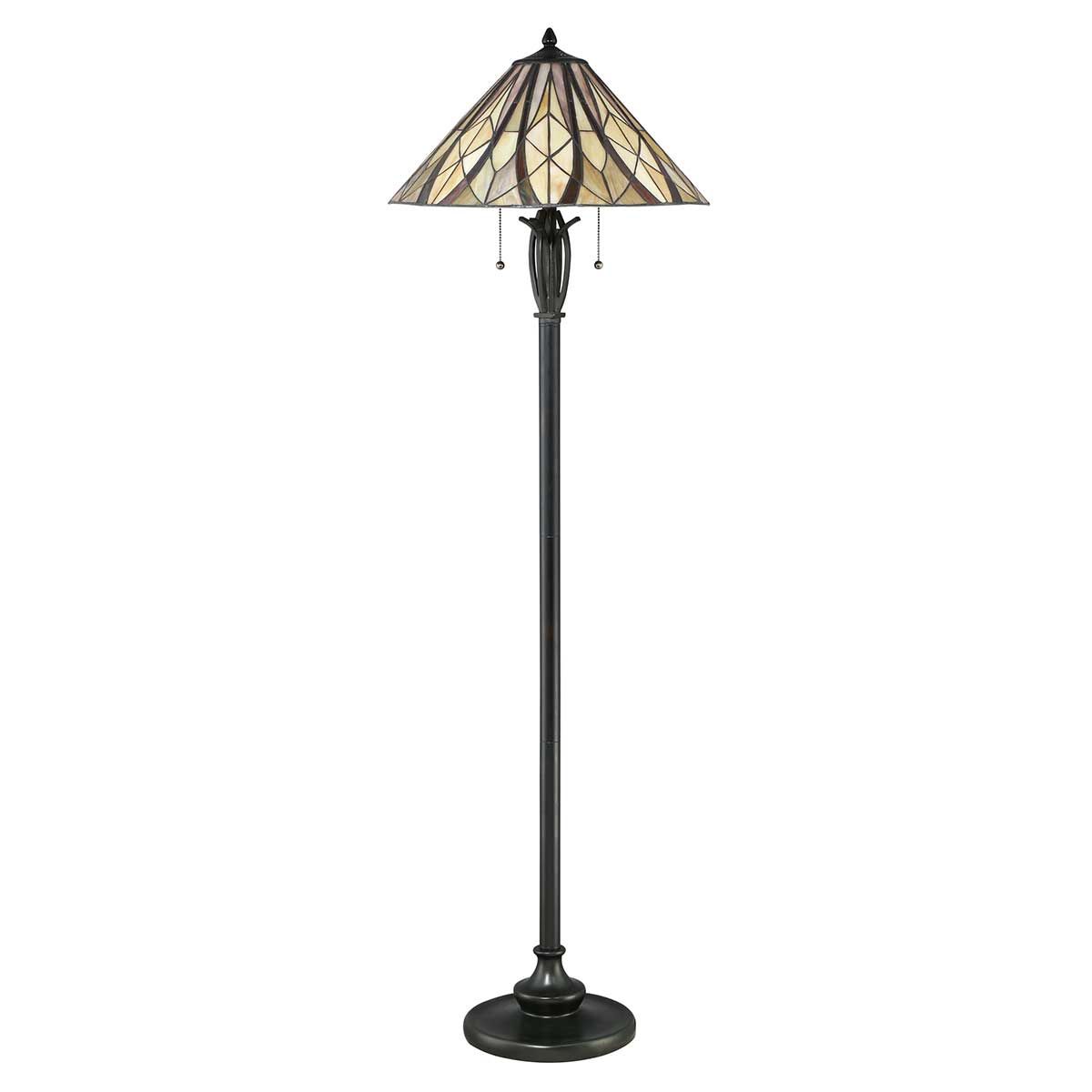 Victory Tiffany Floor Lamp - Comet Lighting