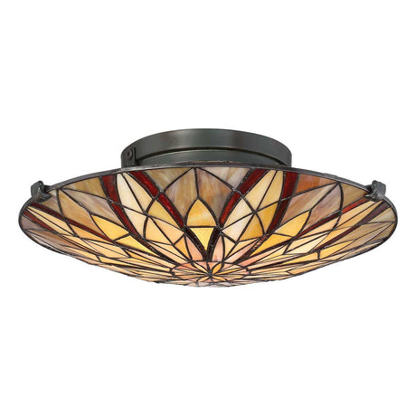 Victory Tiffany Semi-Flush - Comet Lighting