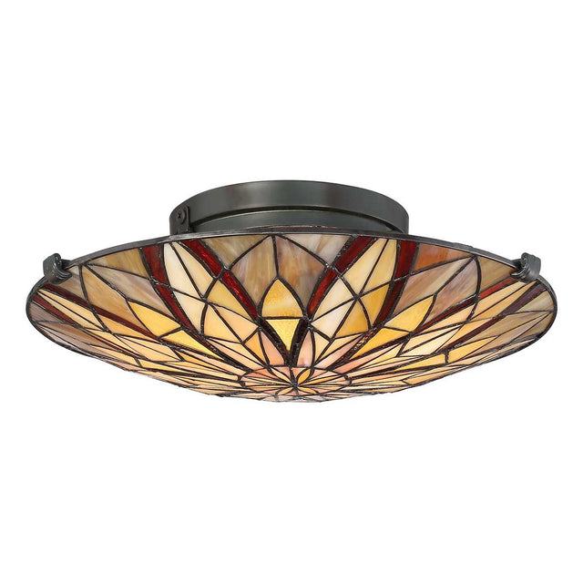 Victory Tiffany Semi-Flush - Comet Lighting